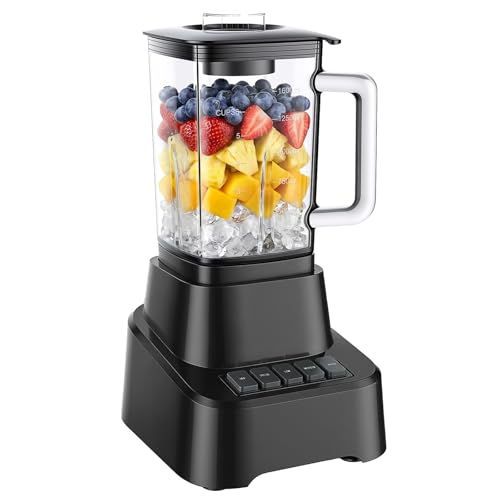 Full-Size Kitchen Blender with 850 Peak Watts & 54oz Large Glass Pitcher