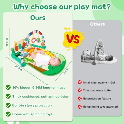Tummy Time Mat Toys