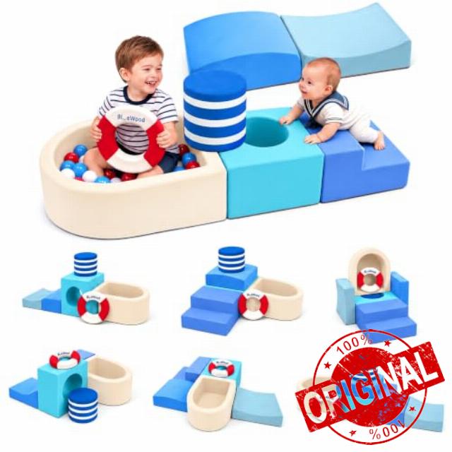 BlueWood Foam Climbing Blocks for Toddlers