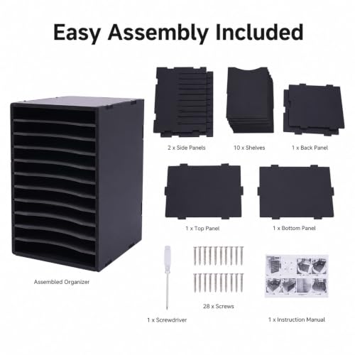 Compact Paper Tray Rack for Office