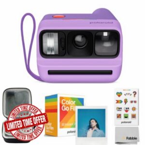 Polaroid Go Generation 3 Instant Film Camera Bundle with Go Color Film 16 Exposures