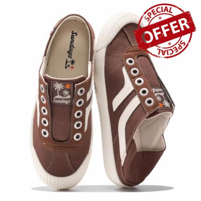 Sundays Canvas Sneakers Women - Cupsole Sneaker Mules for Women                                                          Womens Sneakers Memory Foam Insole & Lightweight Shoes for Women - Backless Mule Sneakers For Women & Womens Shoes Sneakers