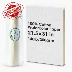 UniBeax Large Watercolor Paper