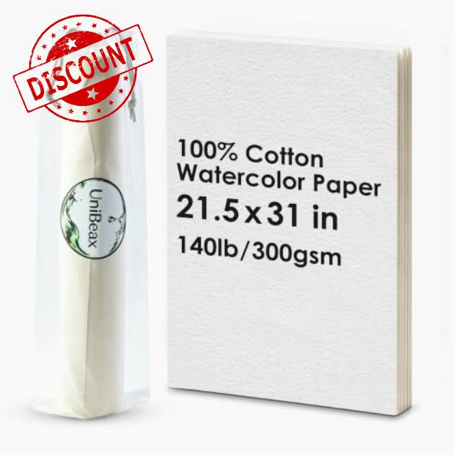 UniBeax Large Watercolor Paper