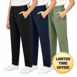 Boys Sweatpants Lightweight Mesh Athletic Pants with Pockets 3/6Pack                                                          Quick Dry Joggers for Boys Sizes 6-24