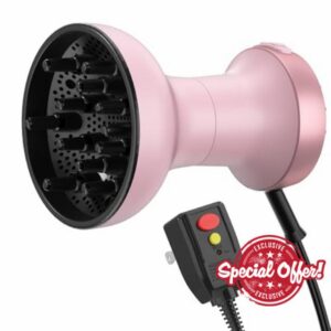 2-in-1 Hair Dryer with Diffuser for Curly Hair