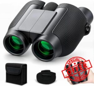 10x25 Compact Binoculars for Adults and Kids High Powered                                                          FMC BAK4 Prism