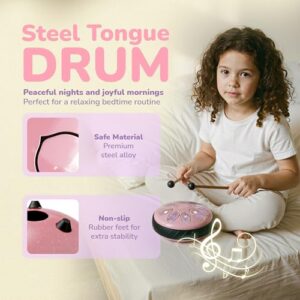 7 Pc Steel Tongue Drum Set                                                          Kalimba