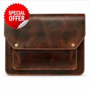 Premium Full Grain Leather Document Portfolio