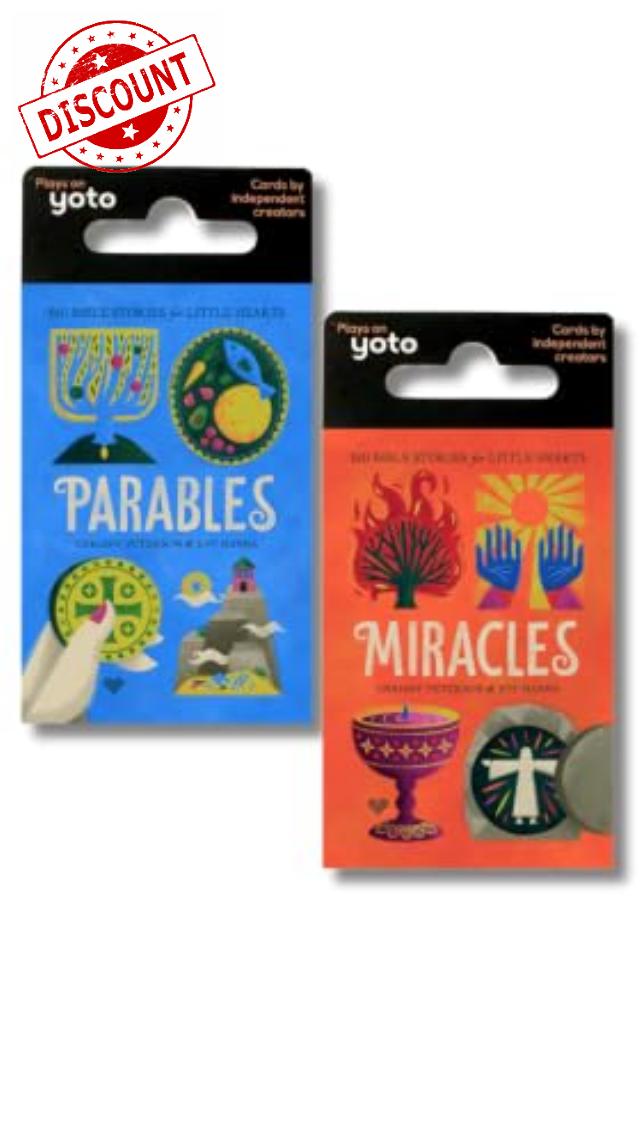 Big Bible Stories | Parables & Miracles Yoto Cards for Kids Ages 1–9