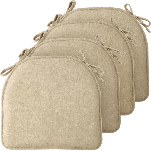 4 Pack Memory Foam Chair Pads