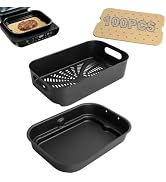 Combo Crisper Basket and Grill Rack Replacement for Ninja Foodi FG551/DG551/DG651 Smart XL Indoor...