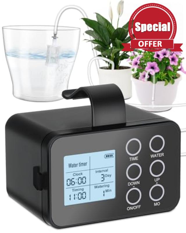 Automatic Plant Waterer Indoor with Timer