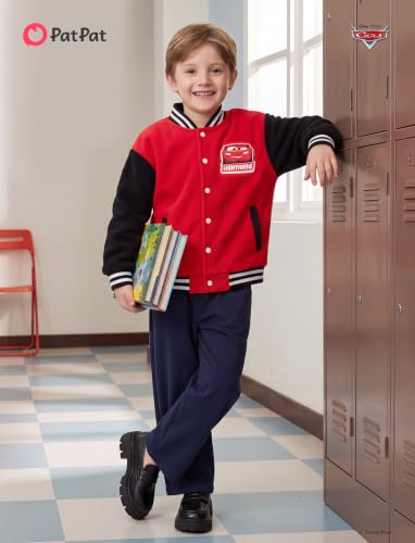 2-10Y Disney Official Licensed coat with color block details