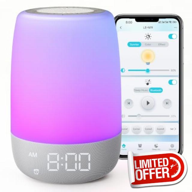 Glocusent White Noise Sound Machine for Sleep
