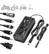 29.4V 2A Electric Scooter Charger, SGS Certified 7 in 1 Universal Charger for 24V 25.2V 7S Lithiu...