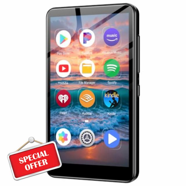 Diofox MP3 Player with Bluetooth and WiFi
