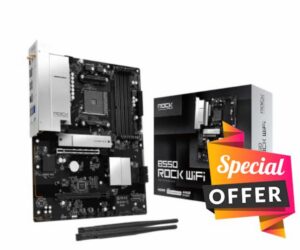 ASRock B550 Rock WiFi ATX Motherboard