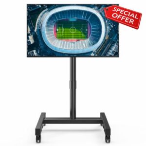 Mobile Rolling TV Stand on Wheels for 13-50 inch Screens