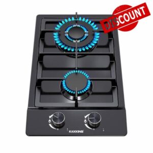 12 Inch 2 Burner Gas Cooktop