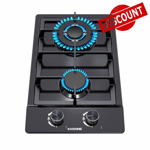 12 Inch 2 Burner Gas Cooktop