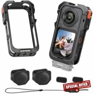 AMAZEAR Metal Cage for Insta360 X6 Accessories