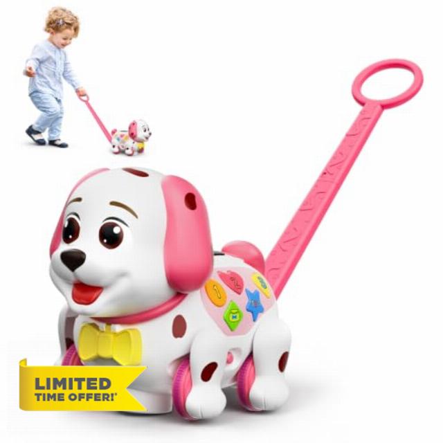 Musical Moving Puppy Toy for 1 Year Old Girls Gifts