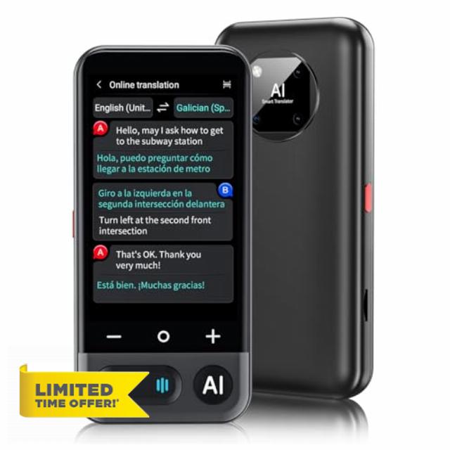 Language Translator Device No WiFi Needed