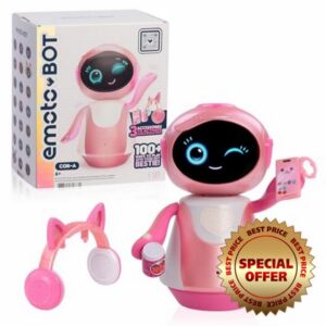 emotoBOT COR-A Interactive Robot Kids’ Toy Touch-and Sound-Responsive Robot                                                          100+ Ways to Play