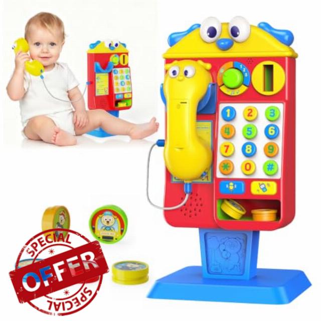 Musical Phone Booth Toy for 1-3 Year Old