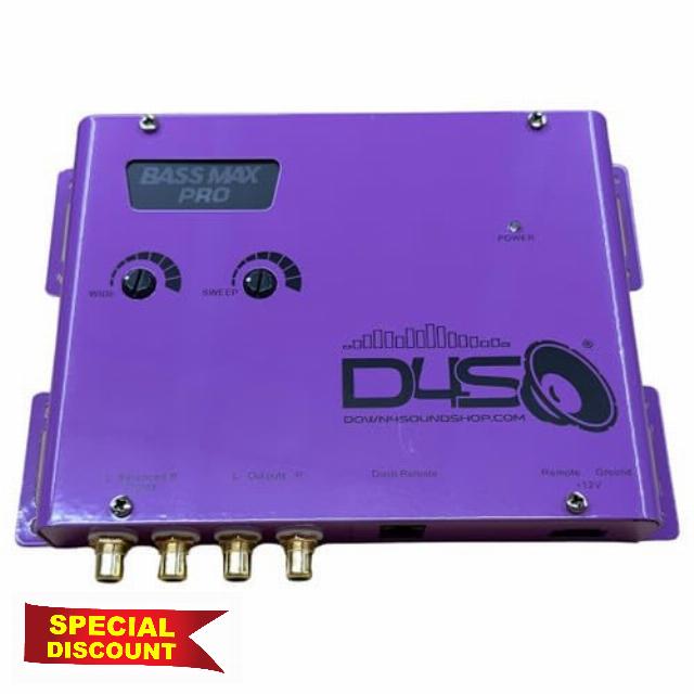 Down4Sound Bass Max Pro Purple Bass Restoration Processor Car Audio