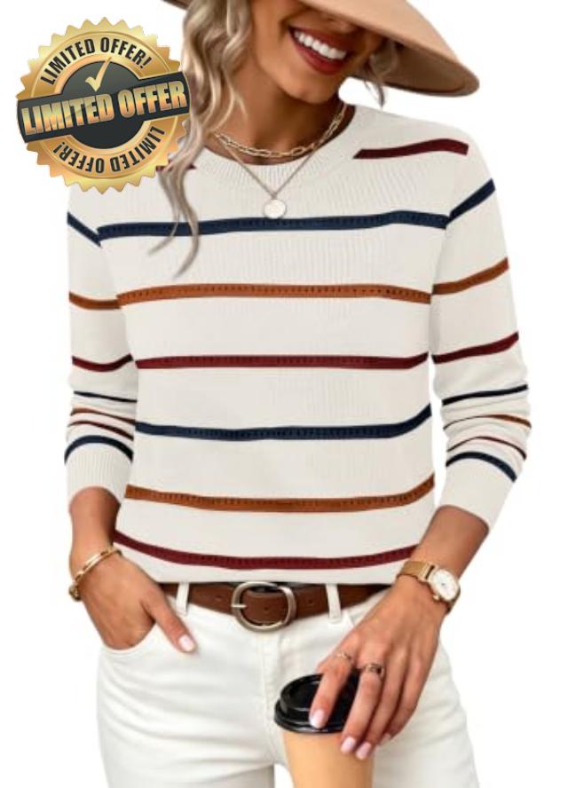 WIHOLL Fall Outfits for Women 2026 Hollow Out Knit Sweater Fashion Clothing                                                          Fall Tops for Women