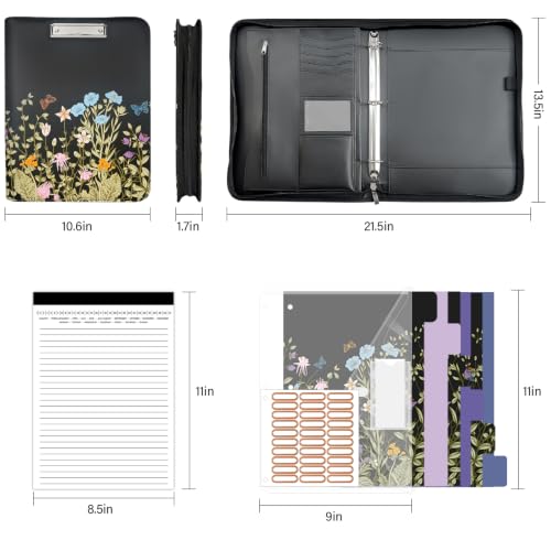3-Ring Padfolio with Tablet Sleeve