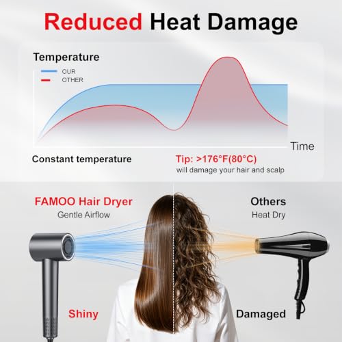 High-Speed Blow Dryer with Diffuser