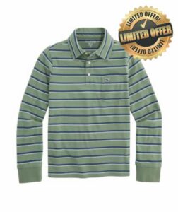 ineyard vines Boys' Striped Surf Long Sleeve Polo (Toddler/Little Kid/Big Kid)