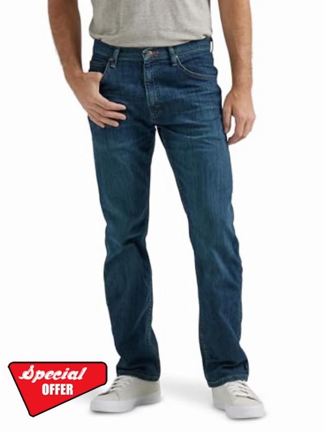 Wrangler Authentics Men's Classic 5-Pocket Regular Fit Flex Jea