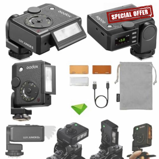 Godox Lux Junior II S Retro Camera Flash for Sony