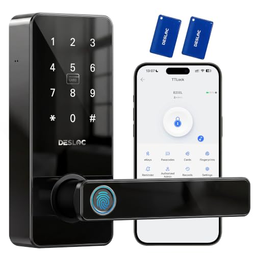 Fingerprint Knob for Front Door 50 Fingerprints