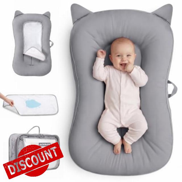 Baby Lounger for Newborn 0-24 Months