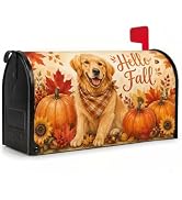 YXESO Hummingbird Floral Mailbox Covers Magnetic for Outdoor Garden Yard | 21.6 x 18.5 in, Letter...