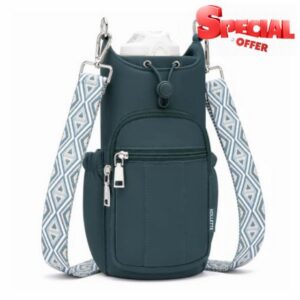 Crossbody Water Bottle Holder Bag for Women