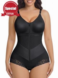SHAPERX V-Shaped Fajas Colombianas Moldeadoras Tummy Control Shapewear for Women Body Shaper Girdles Compression Garme