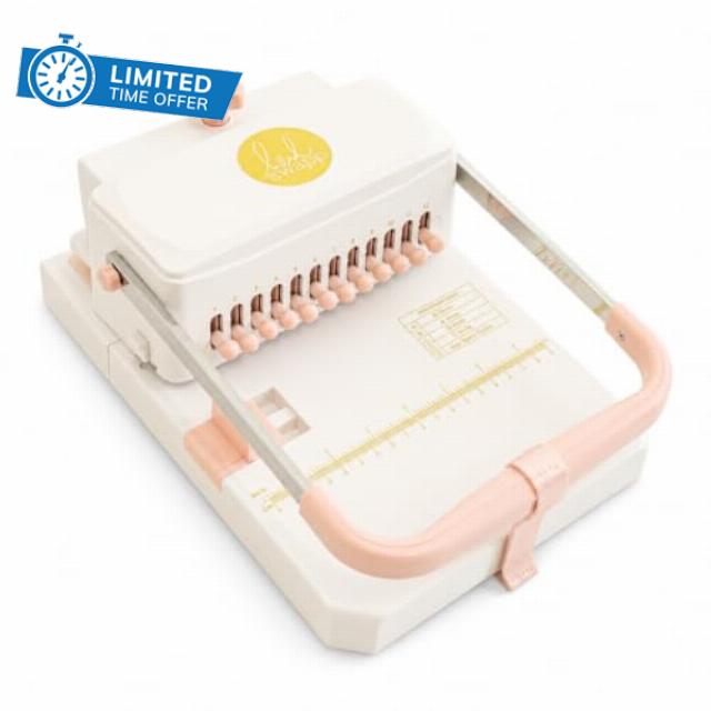 Heidi Swapp Craft Binding Machine — DIY Twin-Loop Wire Book Binder for Planners