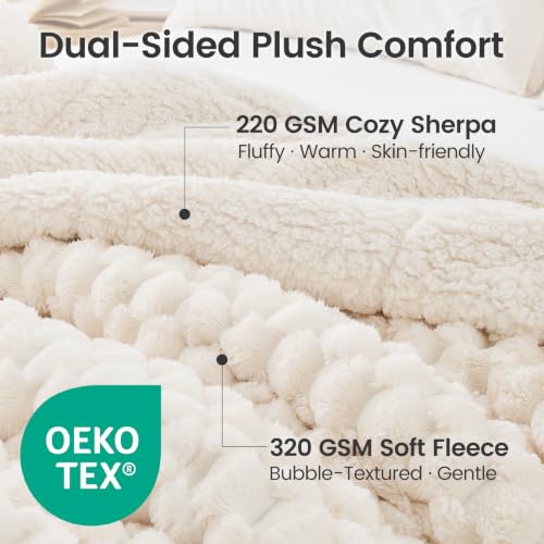 Bubble Fleece and Fluffy Sherpa