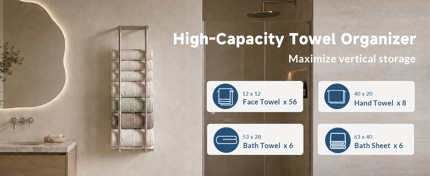 Bathfinesse Vertical towel rail
