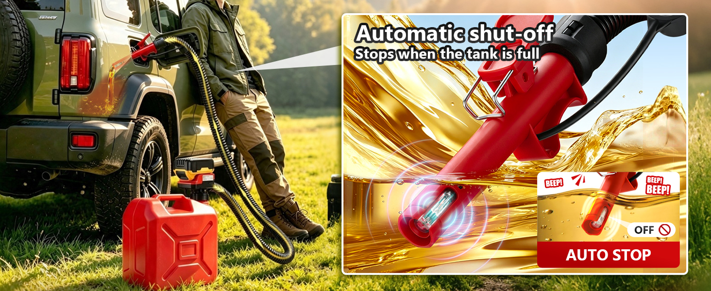 Fuel Transfer Pump Battery Powered