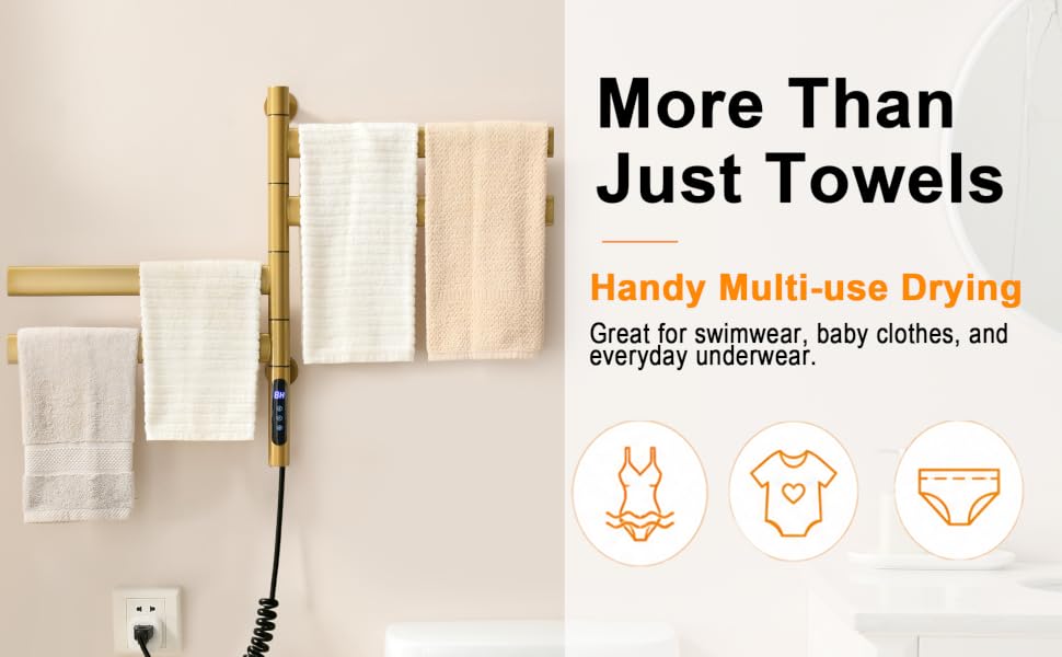towel warmer with temperature control