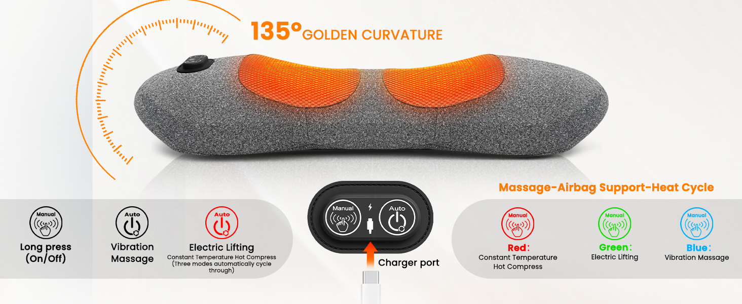 Electric Lumbar Support Pillow
