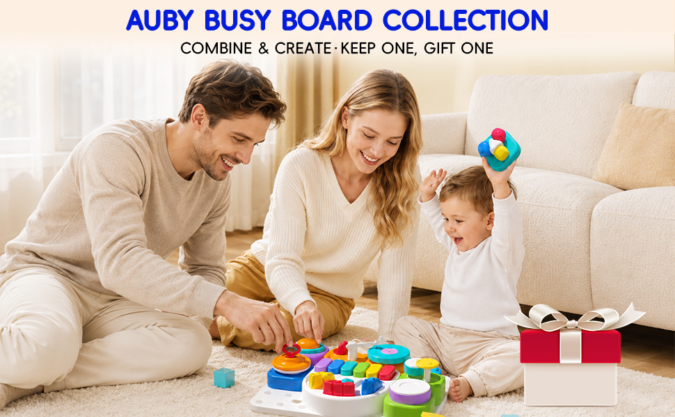 auby busy board - made for safe, everyday play