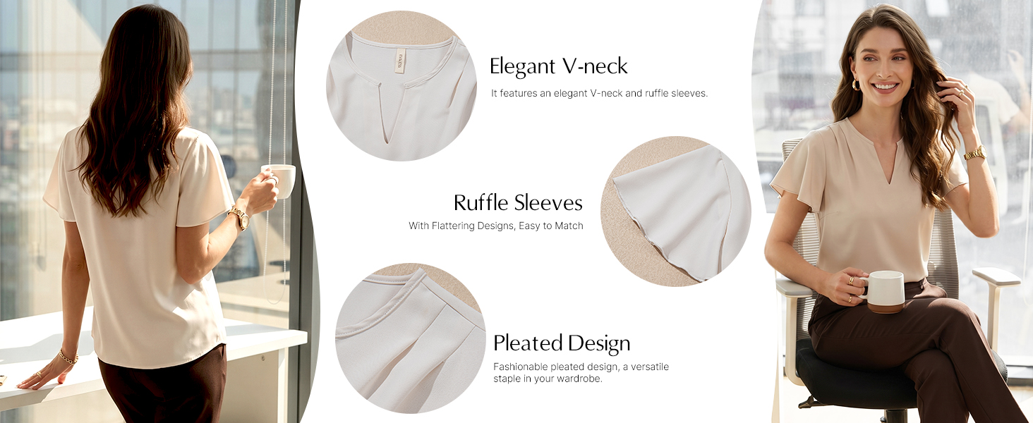 womens business casual tops